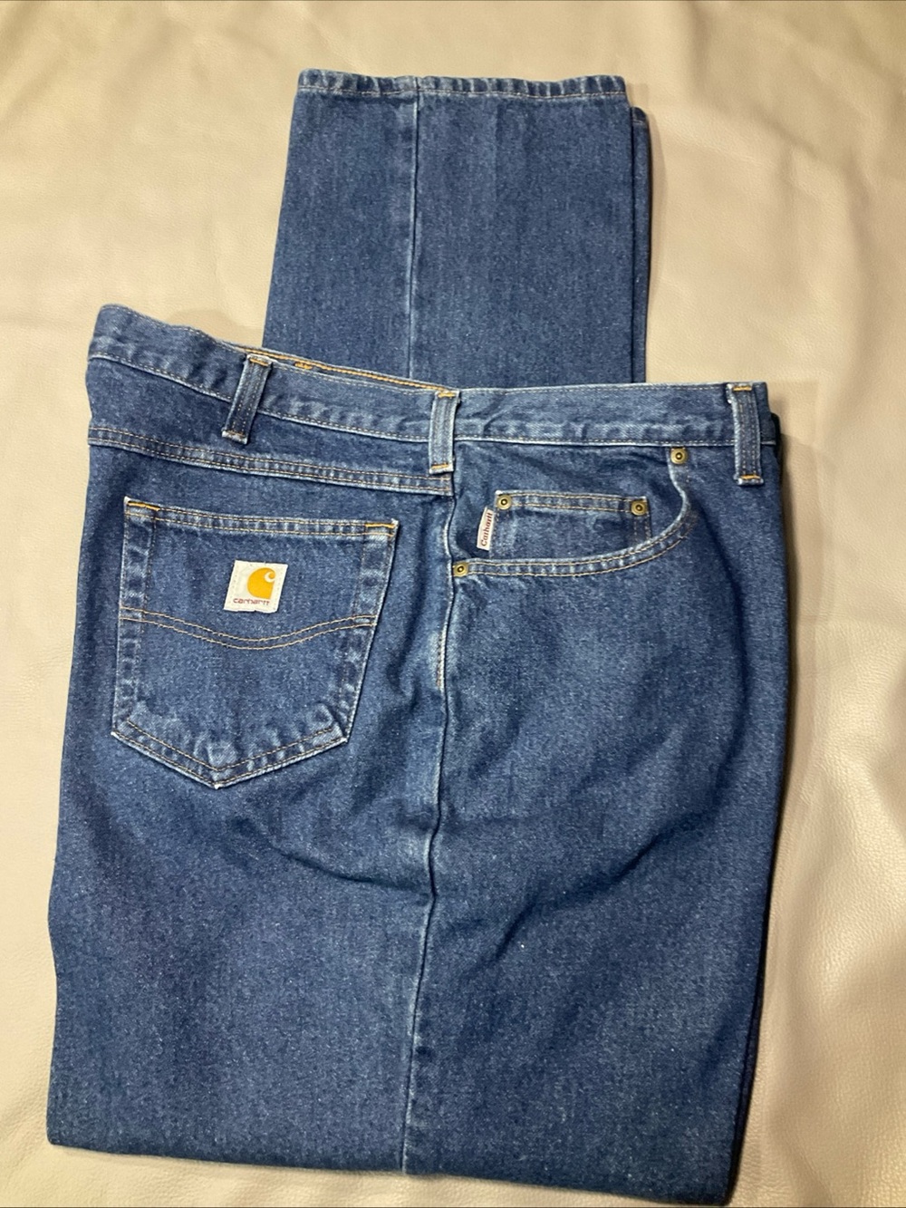Carhartt Blue Denim Cargo Pants